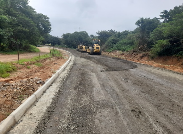Road construction project
